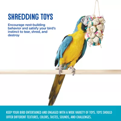 Product All Living Things® Palm Leaf Crunchy Grape Bird Toy