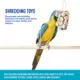 Product All Living Things® Palm Leaf Crunchy Grape Bird Toy