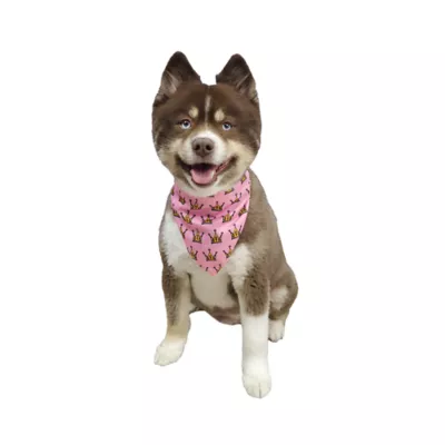 Product Hip Doggie Birthday Girl Reversible Scrunchy Dog Bandana