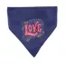 Hip Doggie Love Reversible Scrunchy Dog Bandana image thumbnail 1