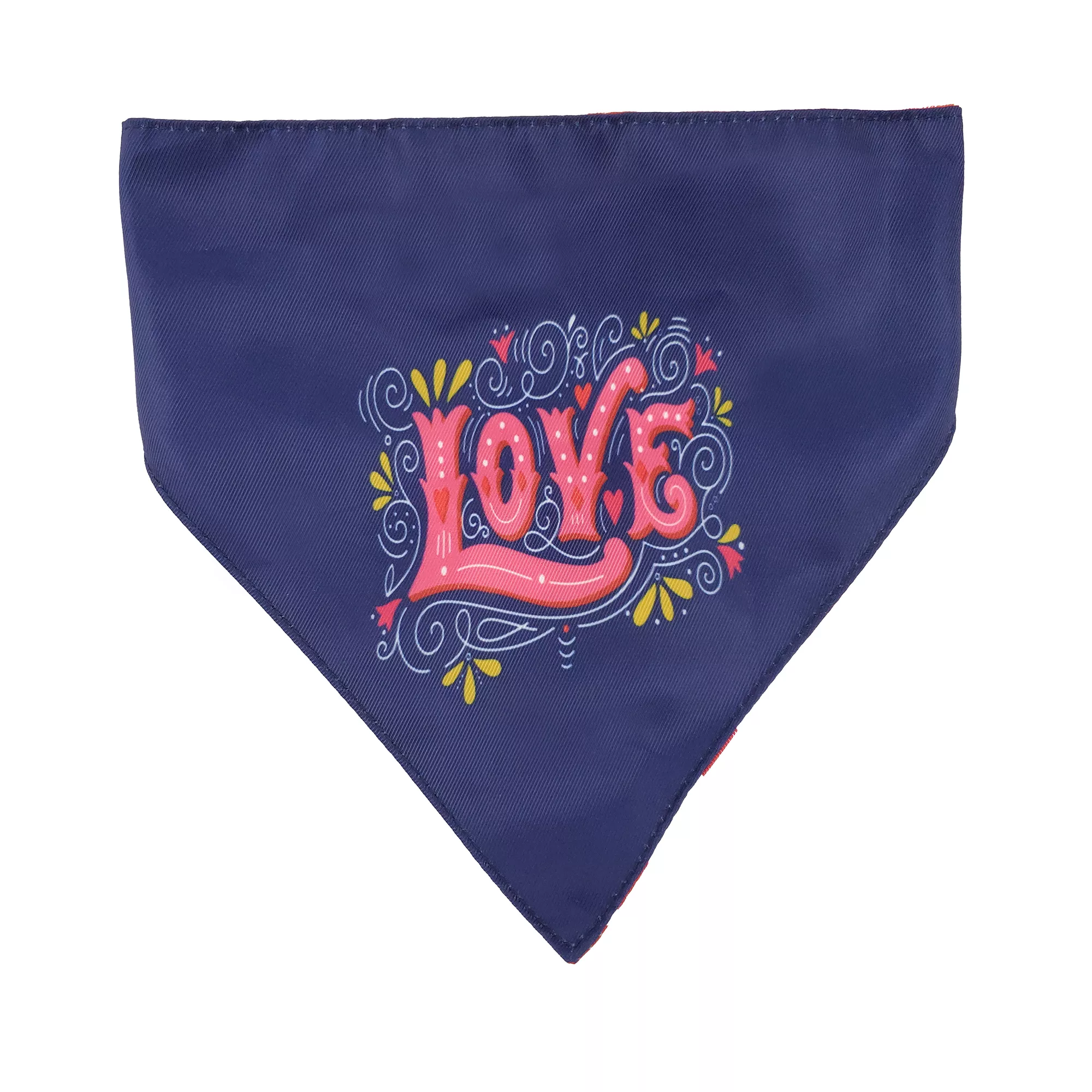 Hip Doggie Love Reversible Scrunchy Dog Bandana