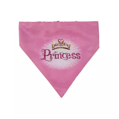 Hip Doggie Princess Reversible Scrunchy Dog Bandana - Image 1