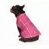 Hip Doggie Pink Hoodless Dog Raincoat with Lining image thumbnail 3
