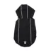 Hip Doggie Hooded Black & Tan Plaid Reversible Dog Raincoat image thumbnail 1