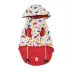 Hip Doggie Hooded Red & Umbrella Print Reversible Dog Raincoat image thumbnail 4