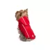 Hip Doggie Hooded Red & Umbrella Print Reversible Dog Raincoat image thumbnail 5