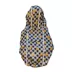 Hip Doggie Hooded Yellow & Duck Prink Reversible Dog Raincoat image thumbnail 3