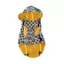 Hip Doggie Hooded Yellow & Duck Prink Reversible Dog Raincoat image thumbnail 4