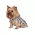 Hip Doggie Hooded Yellow & Duck Prink Reversible Dog Raincoat image thumbnail 6
