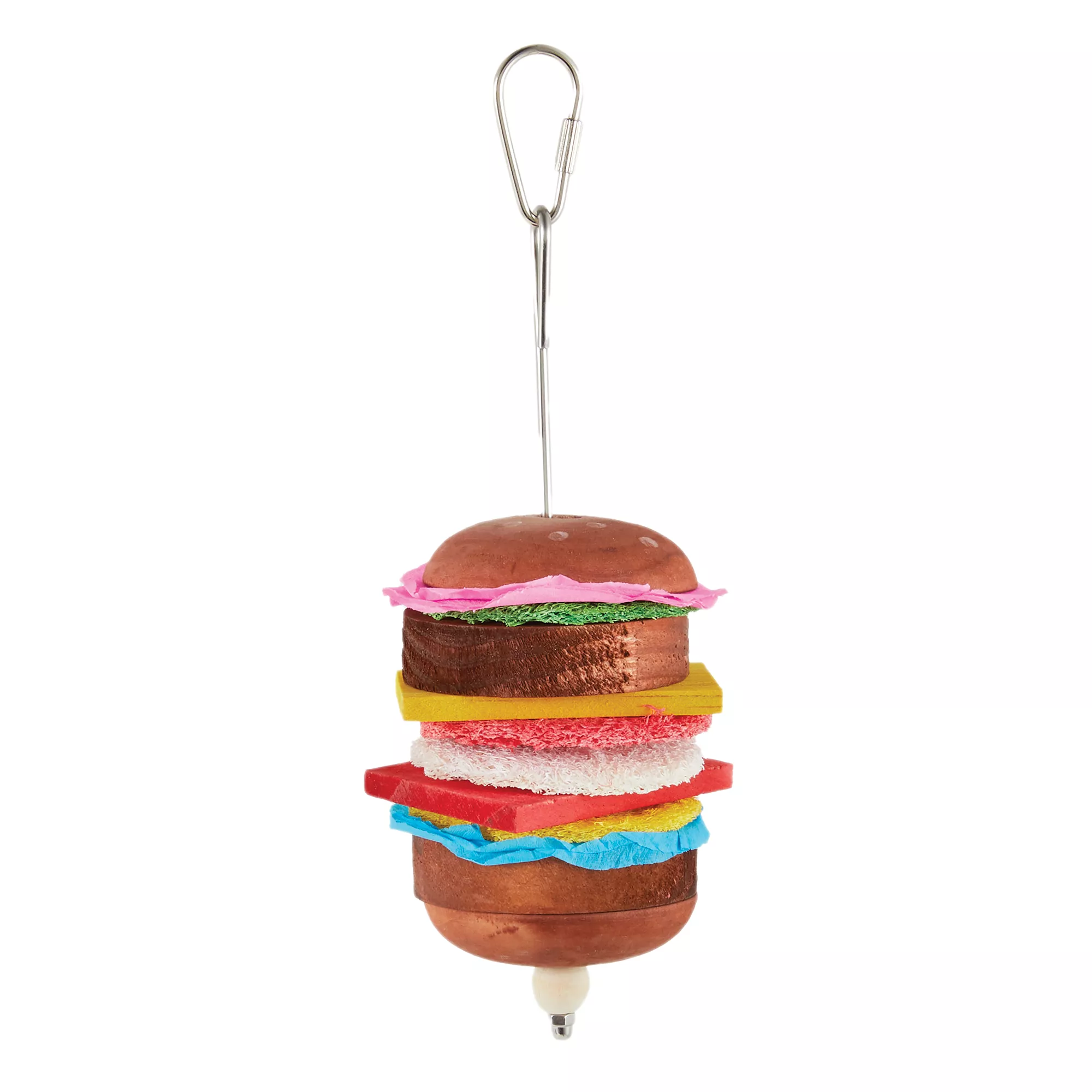 All Living Things® Hamburger Loofah Bird Toy