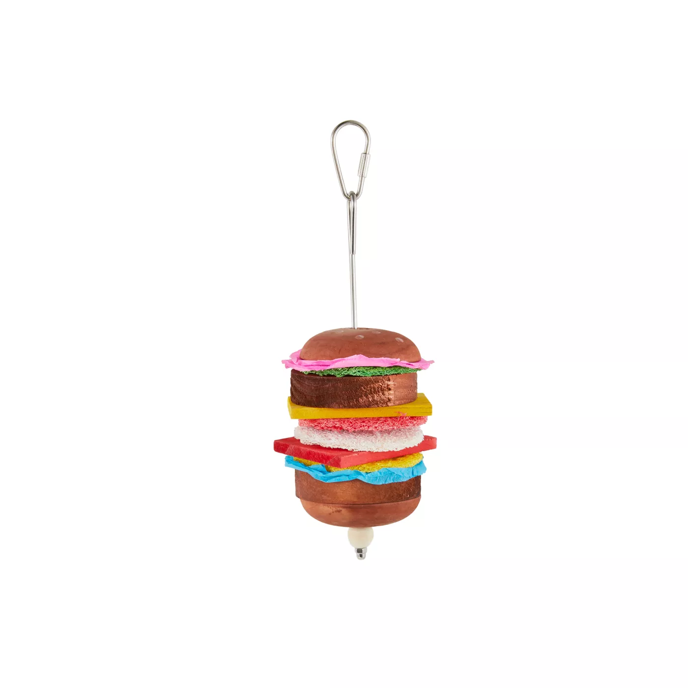 Product All Living Things® Hamburger Loofah Bird Toy