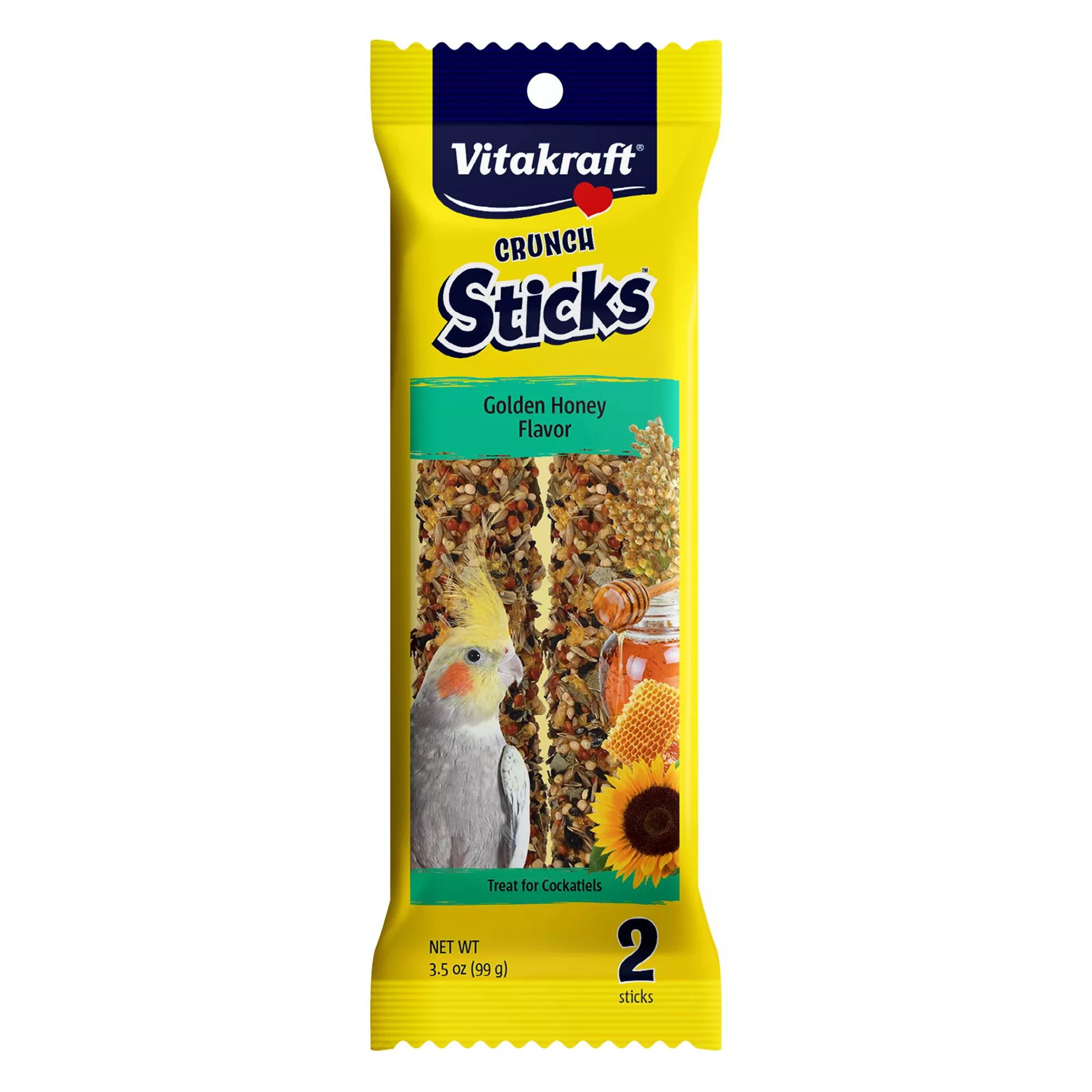 Vitakraft® Crunch Sticks Golden Honey Cockatiel Treat