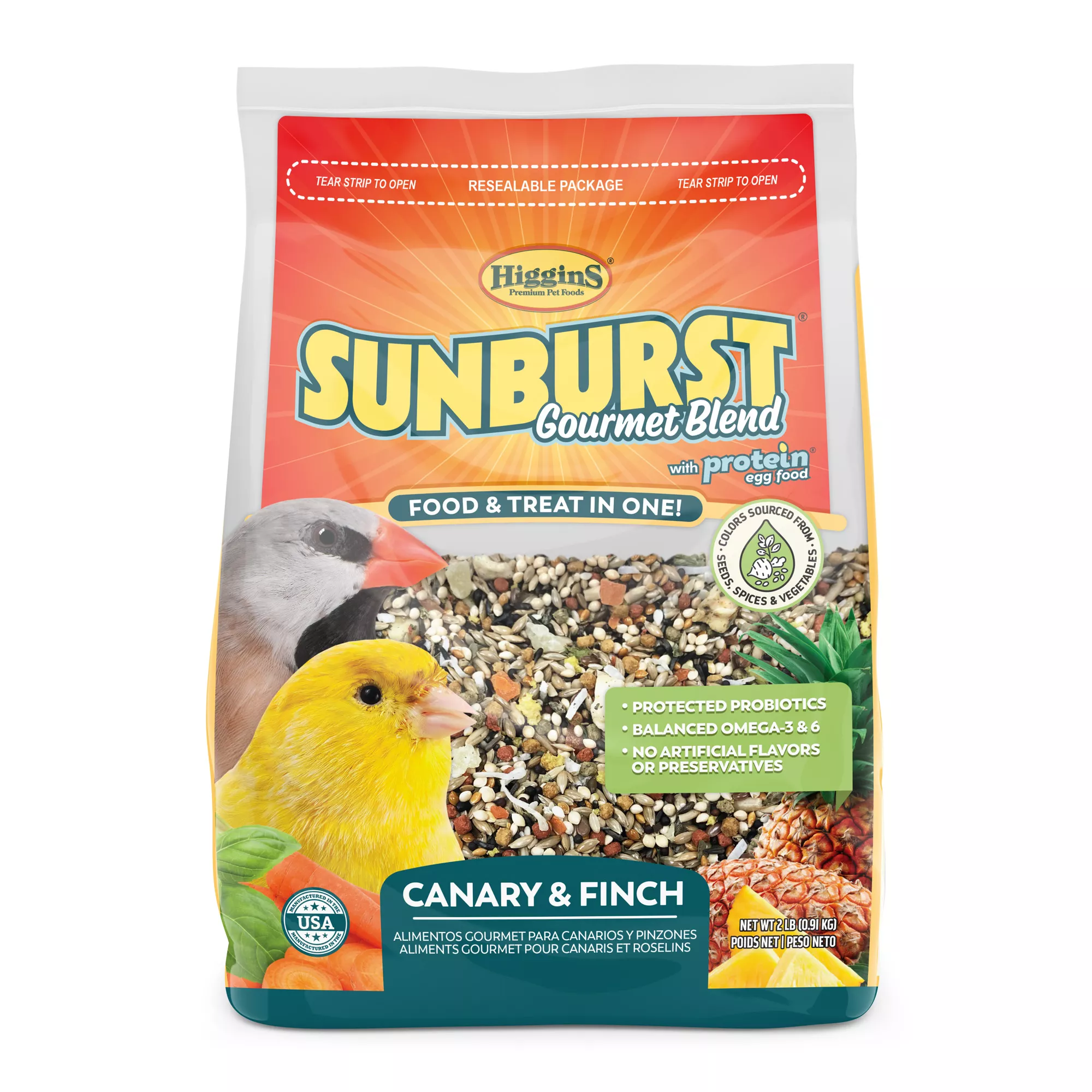 Higgins Sunburst Gourmet Canary & Finch Food