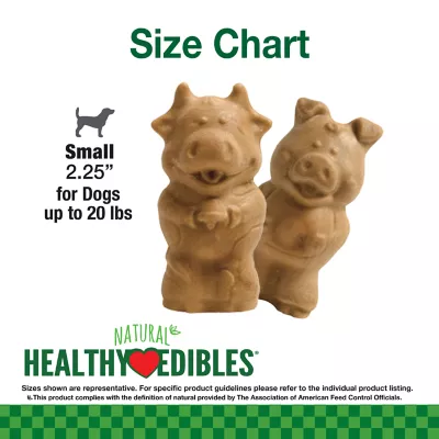 Product Nylabone Healthy Edibles Puppy Chew Dog Treats - Lamb & Apple