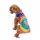 Product Hip Doggie Ivory Ella Pride Tie-Dyed Rainbow Dog Tank