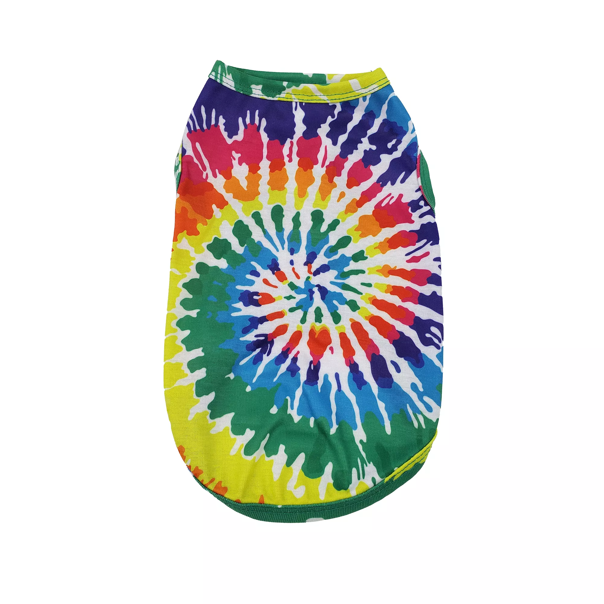 Hip Doggie Ivory Ella Pride Tie-Dyed Rainbow Dog Tank