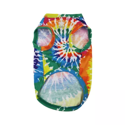 Product Hip Doggie Ivory Ella Pride Tie-Dyed Rainbow Dog Tank