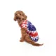 Product Hip Doggie Ivory Ella Americana Patriotic Tie-Dyed Patriotic Dog Tank