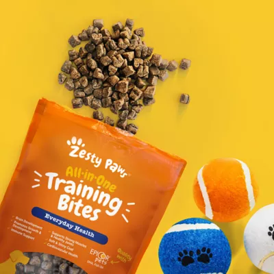 Product Zesty Paws All-In-One Training Bites All Life Stage Dog Training Treats - Bacon