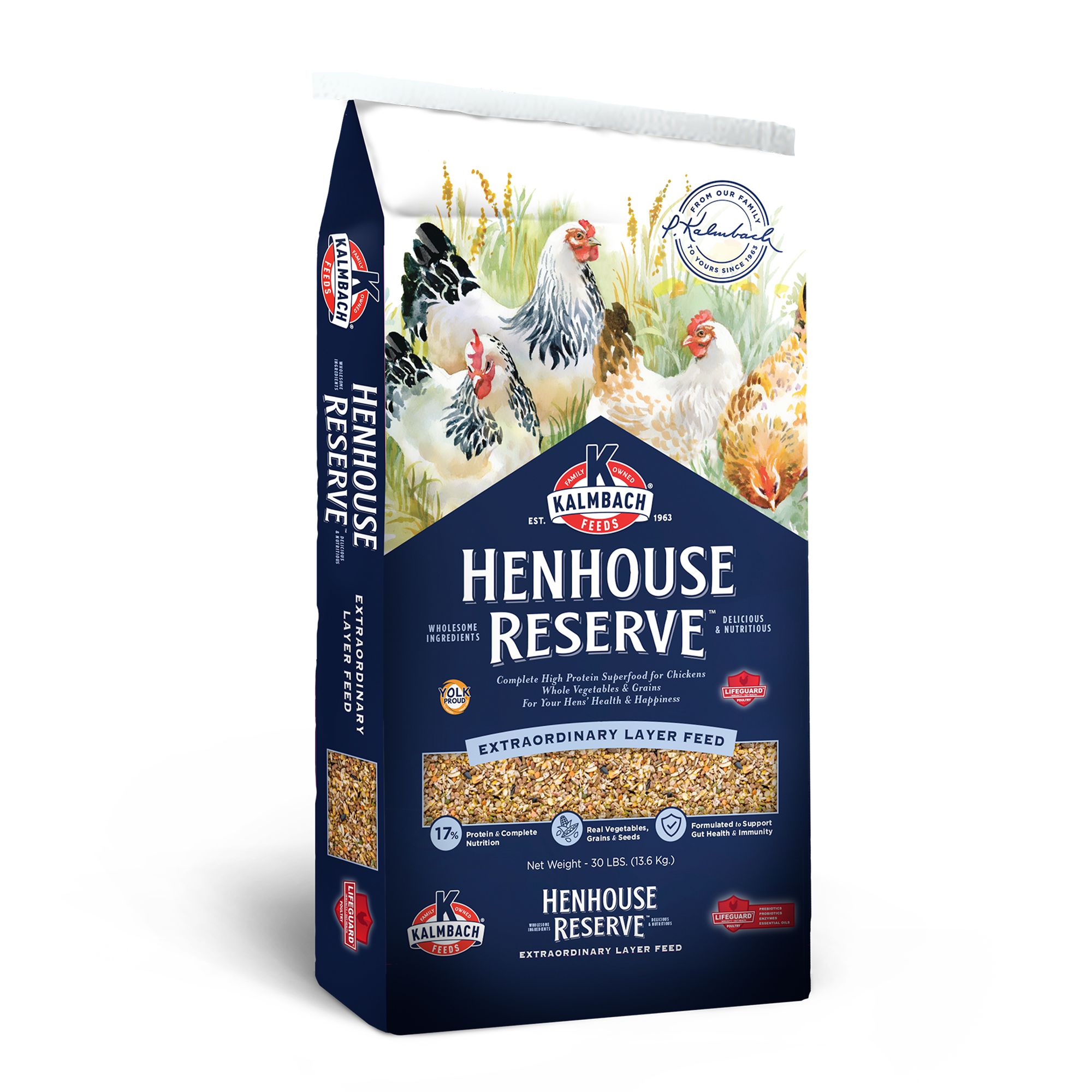 Kalmbach Feeds Henhouse Reserve Extraordinary 17 Layer Feed