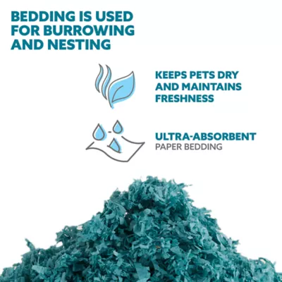 Product Full Cheeks™ Odor Control Small Pet Paper Bedding - Classic Teal