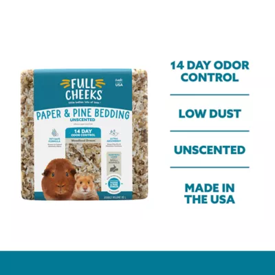 Product Full Cheeks™ Odor Control Small Pet Paper & Pine Bedding - Woodland Dream