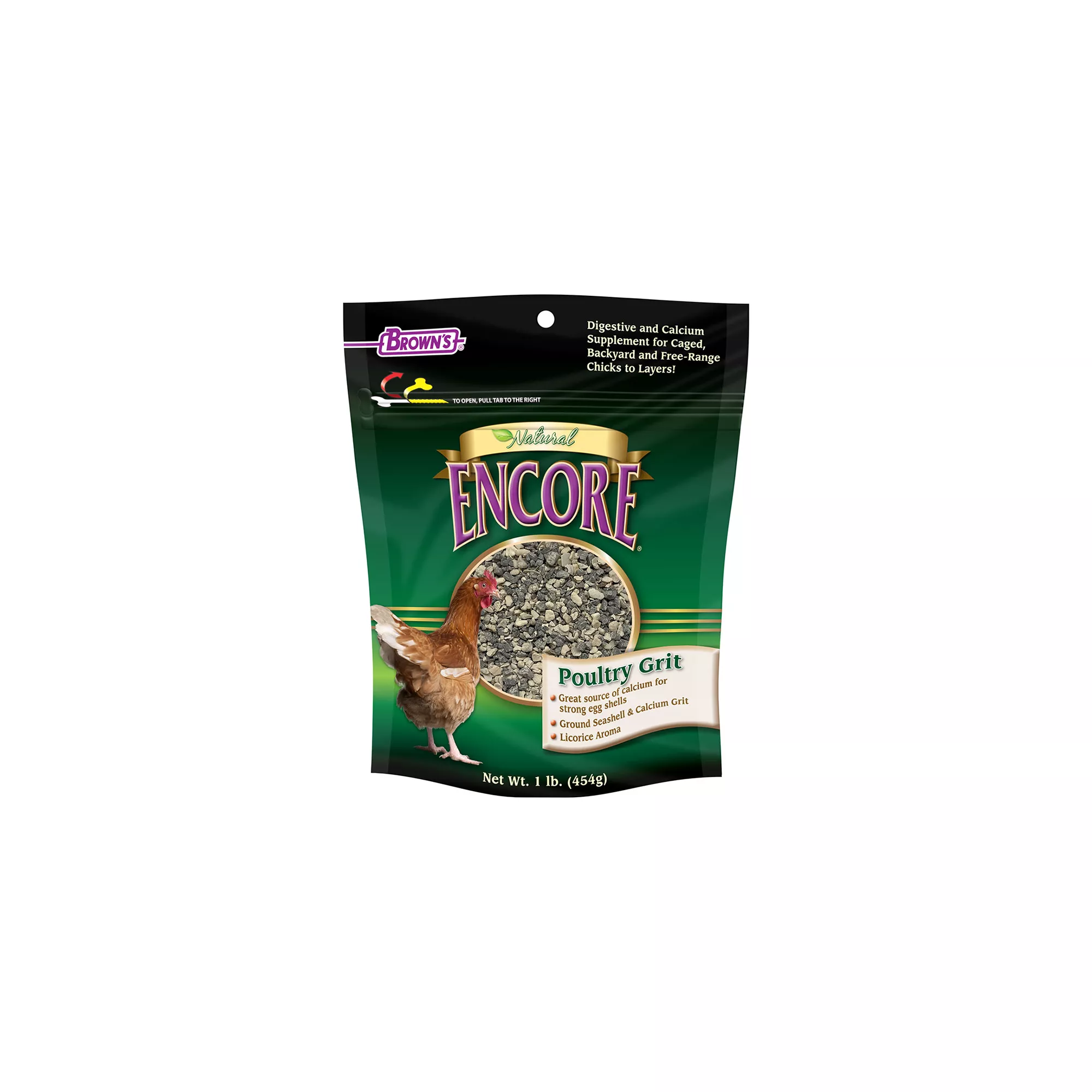 Brown's Encore Natural Poultry & Chicken Grit