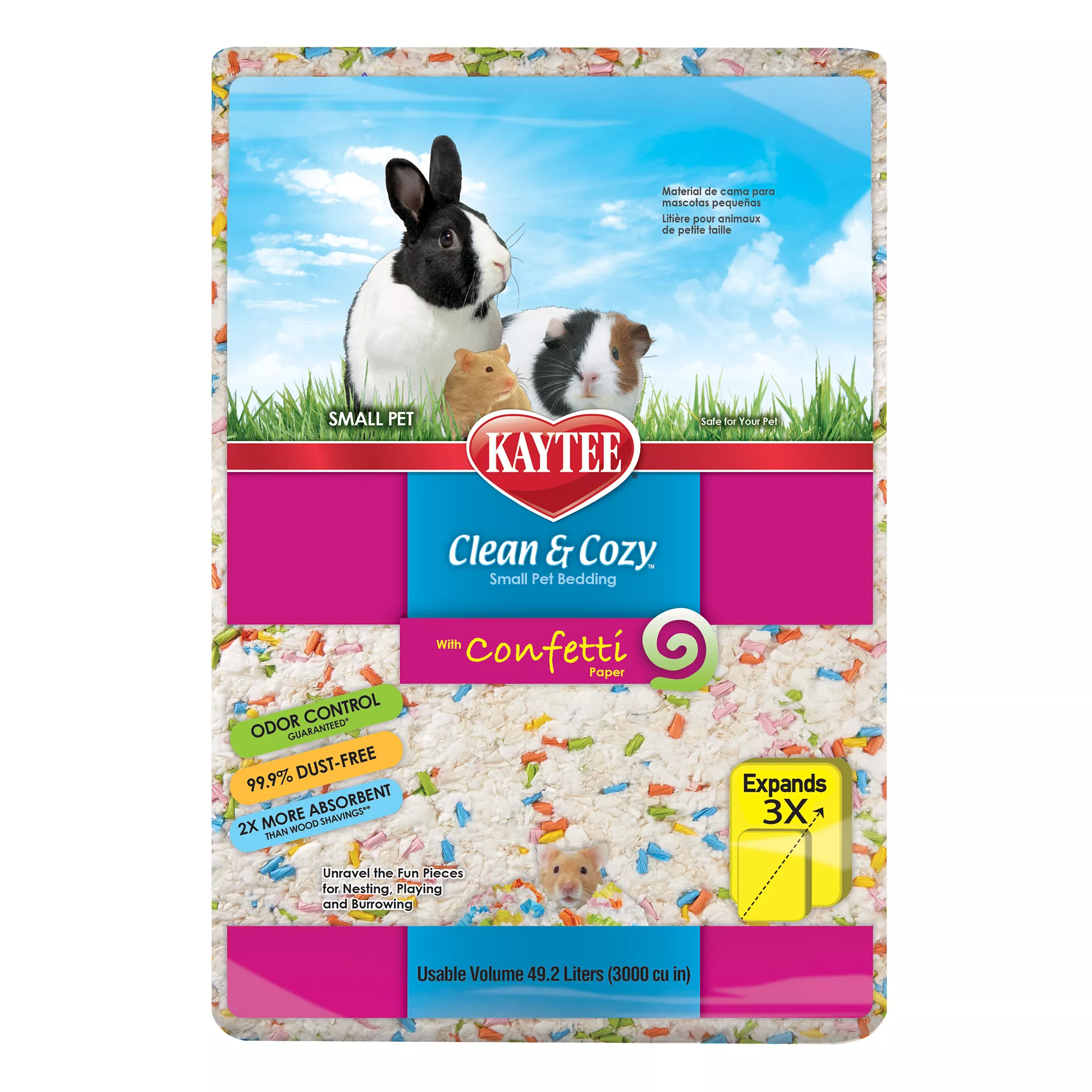 KAYTEE® Clean & Cozy# Confetti Small Pet Bedding