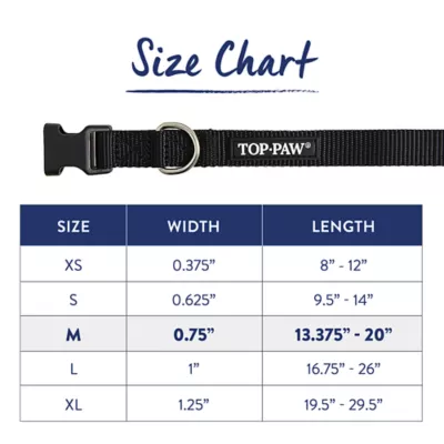 Product Top Paw® Signature Adjustable Dog Collar