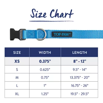 Product Top Paw® Signature Adjustable Dog Collar