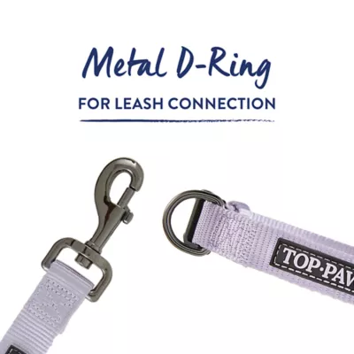 Product Top Paw® Gunmetal Nylon Dog Collar