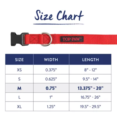 Product Top Paw® Signature Adjustable Dog Collar
