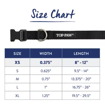 Product Top Paw® Signature Adjustable Dog Collar
