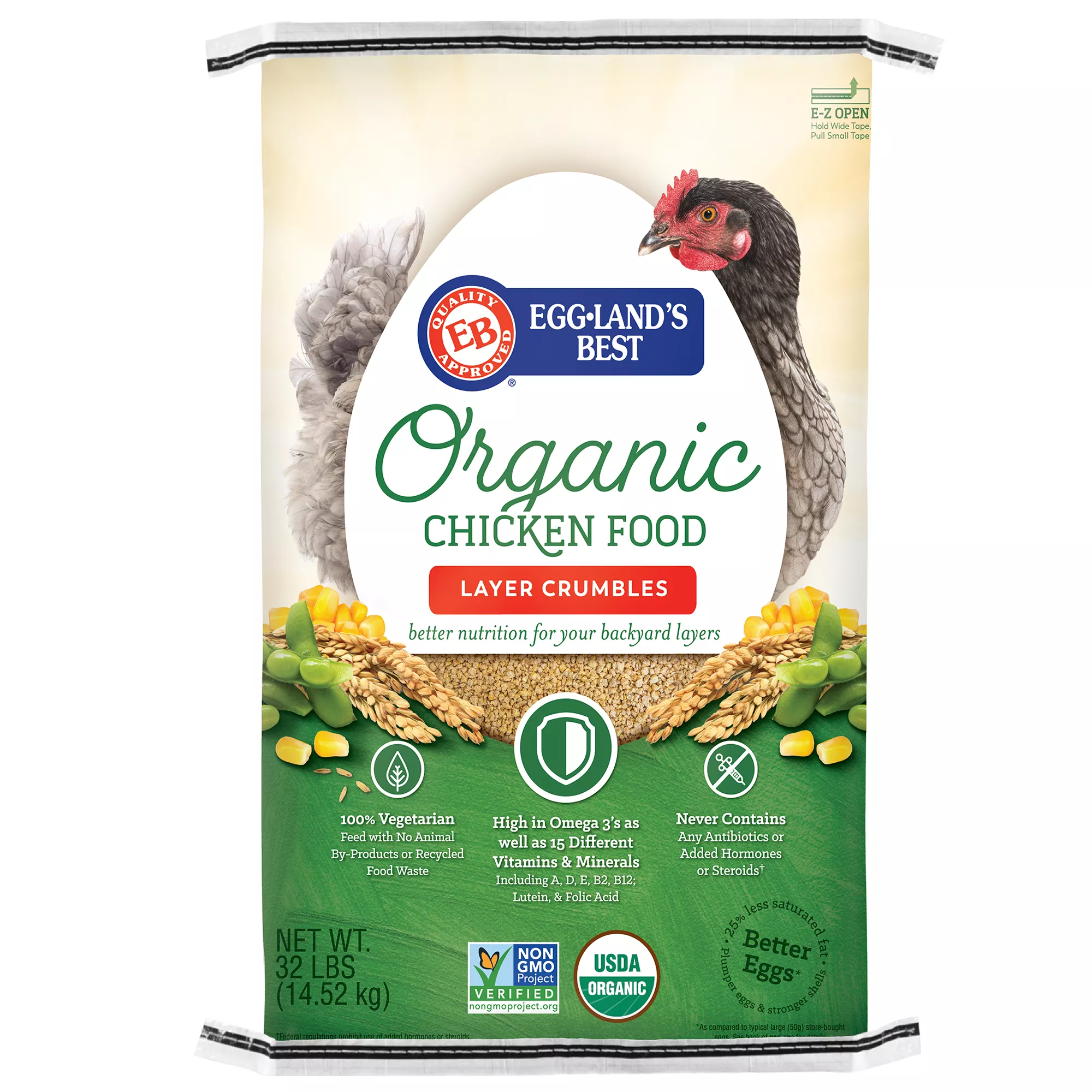 Eggland's Best® Organic Layer Crumbles for Chickens