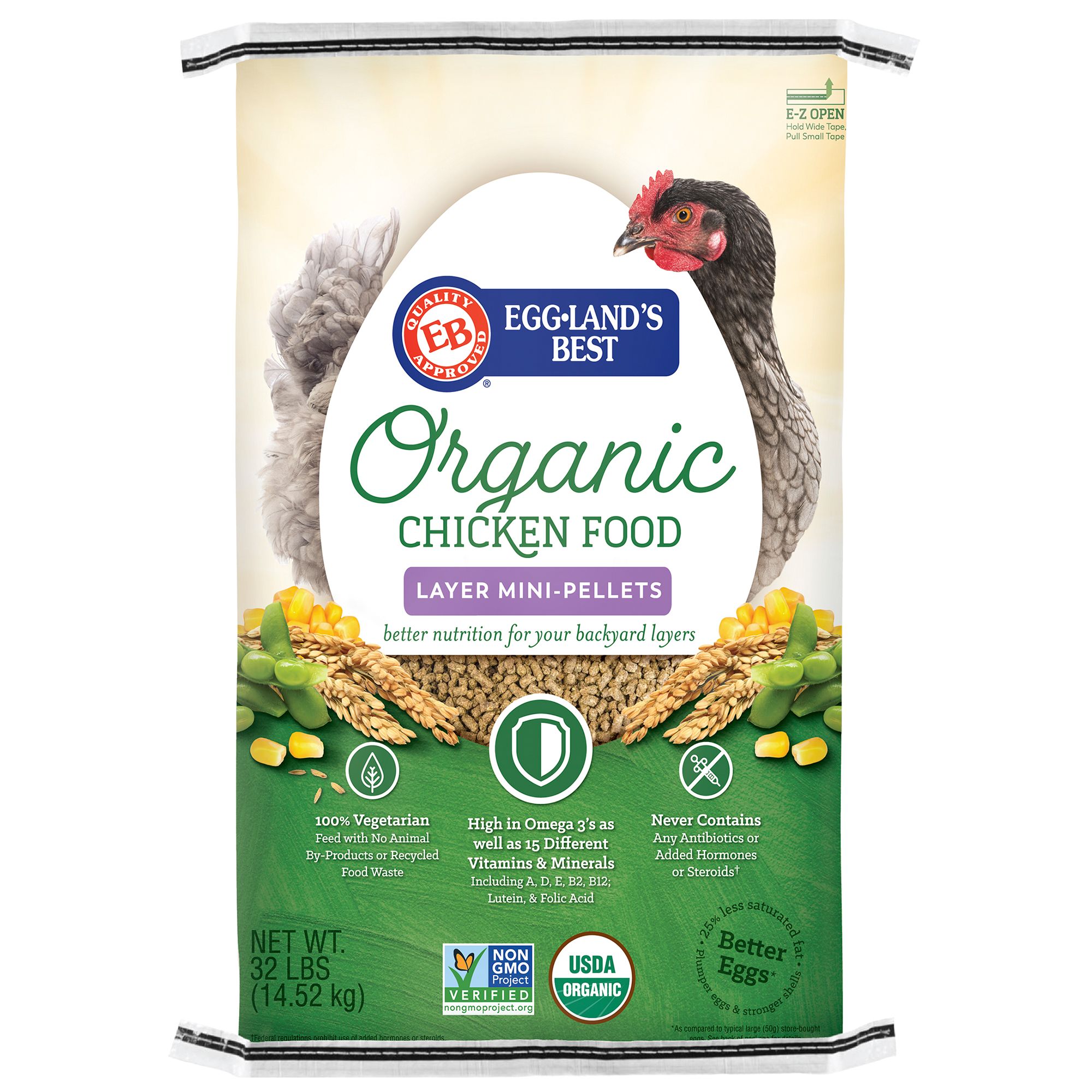 Eggland's Best® Organic Layer Pellets for Chickens