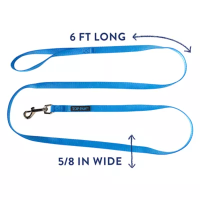 Top Paw® Standard Dog Leash, Multiple Sizes & Colors, 6' Long - Image 2