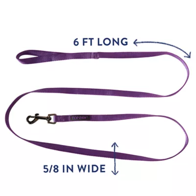 Top Paw® Standard Dog Leash, Multiple Sizes & Colors, 6' Long - Image 2