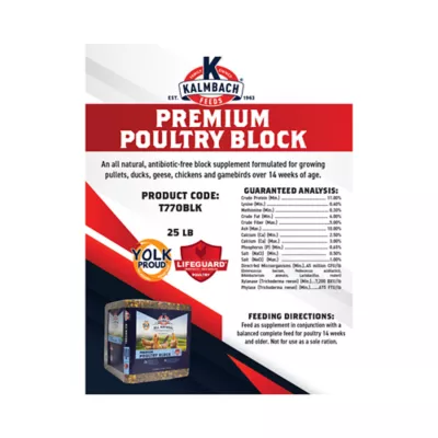 Product Kalmbach Feeds® Poultry Block Supplement