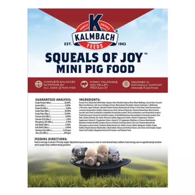 Product Kalmbach Feeds® Squeals of Joy® Mini Pig Food