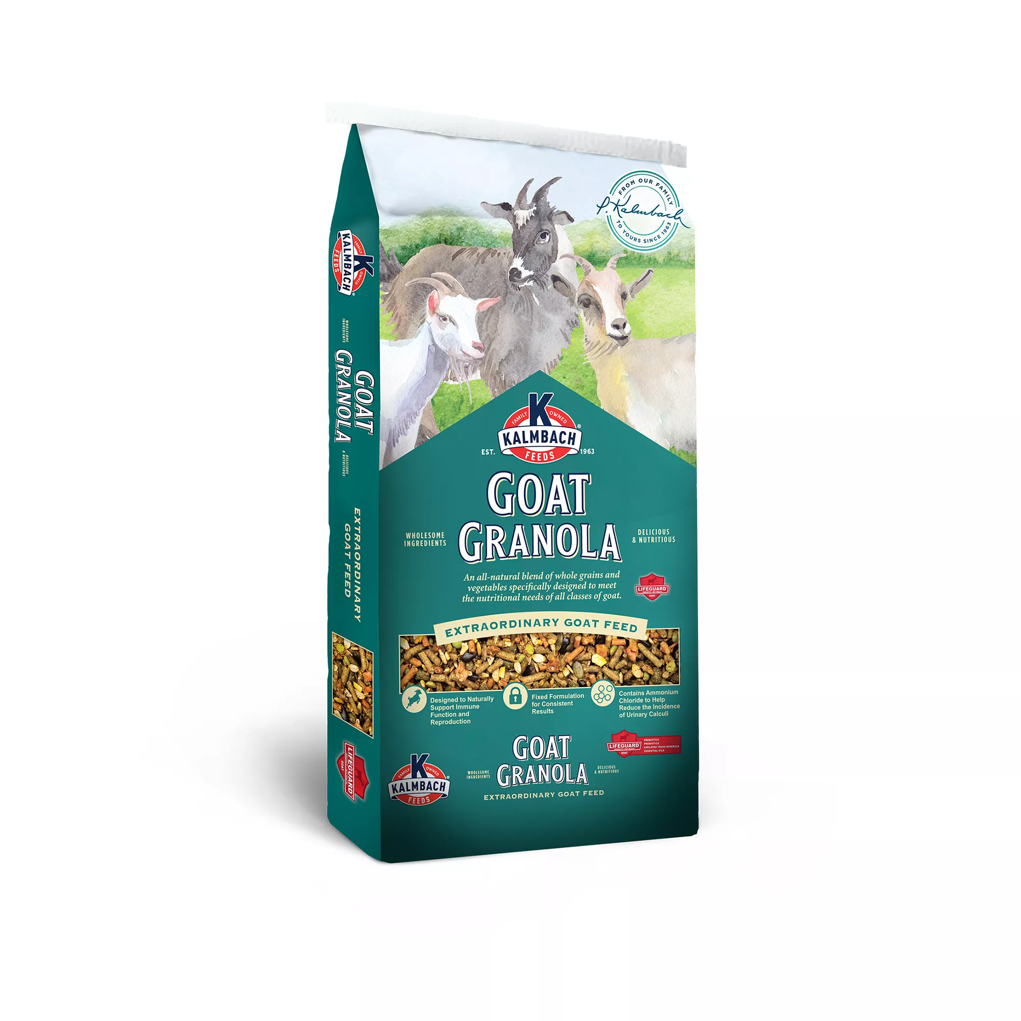 Kalmbach Feeds® Soy-Free Goat Granola® Extraordinary Goat Feed