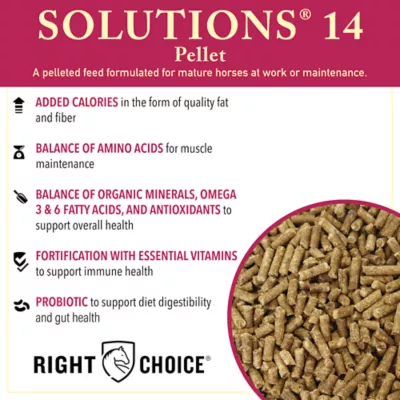 Product Right Choice® Solutions 14 Horse Feed Pellet