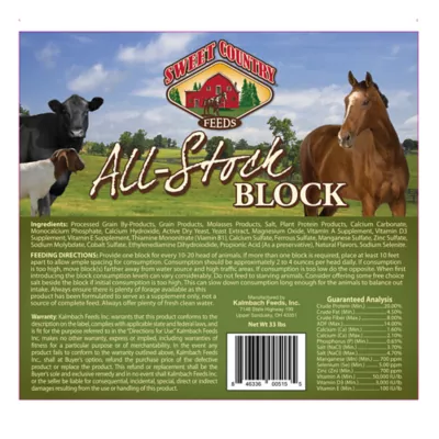 Product Sweet Country® All Stock Block Supplement