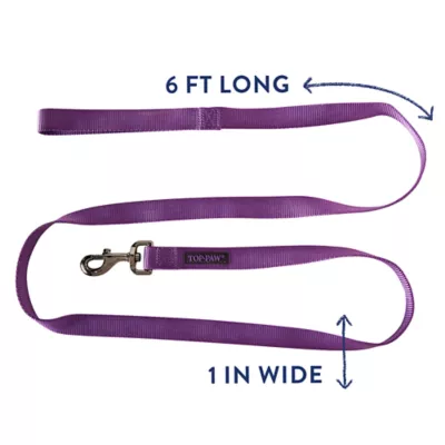 Product Top Paw® Nylon Dog Leash: 6-ft long