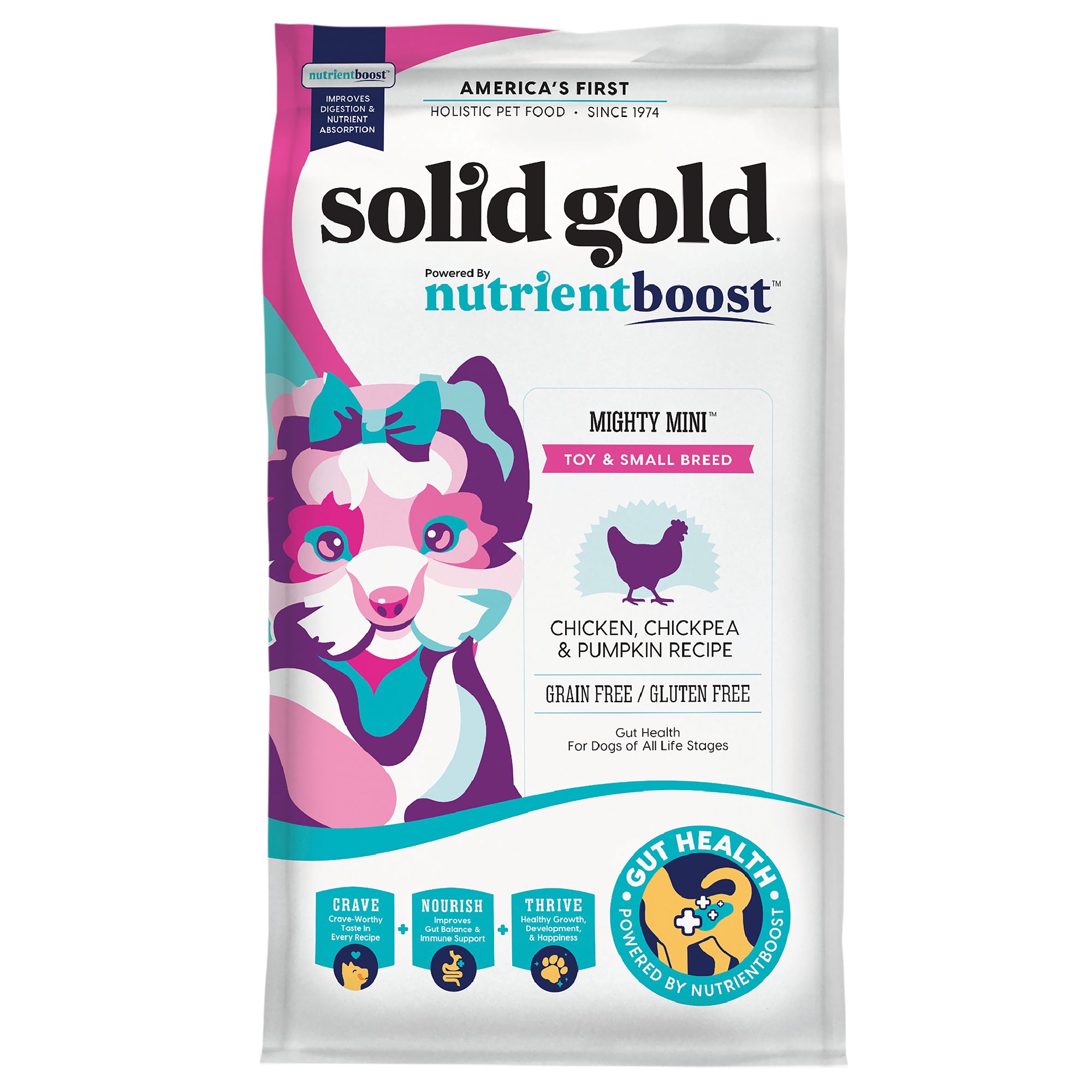 Solid Gold Nutrientboost Mighty Mini All Life Stage Dry Dog Food