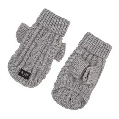 Sassy Woof Cable Knit Dog Sweater - Image 2