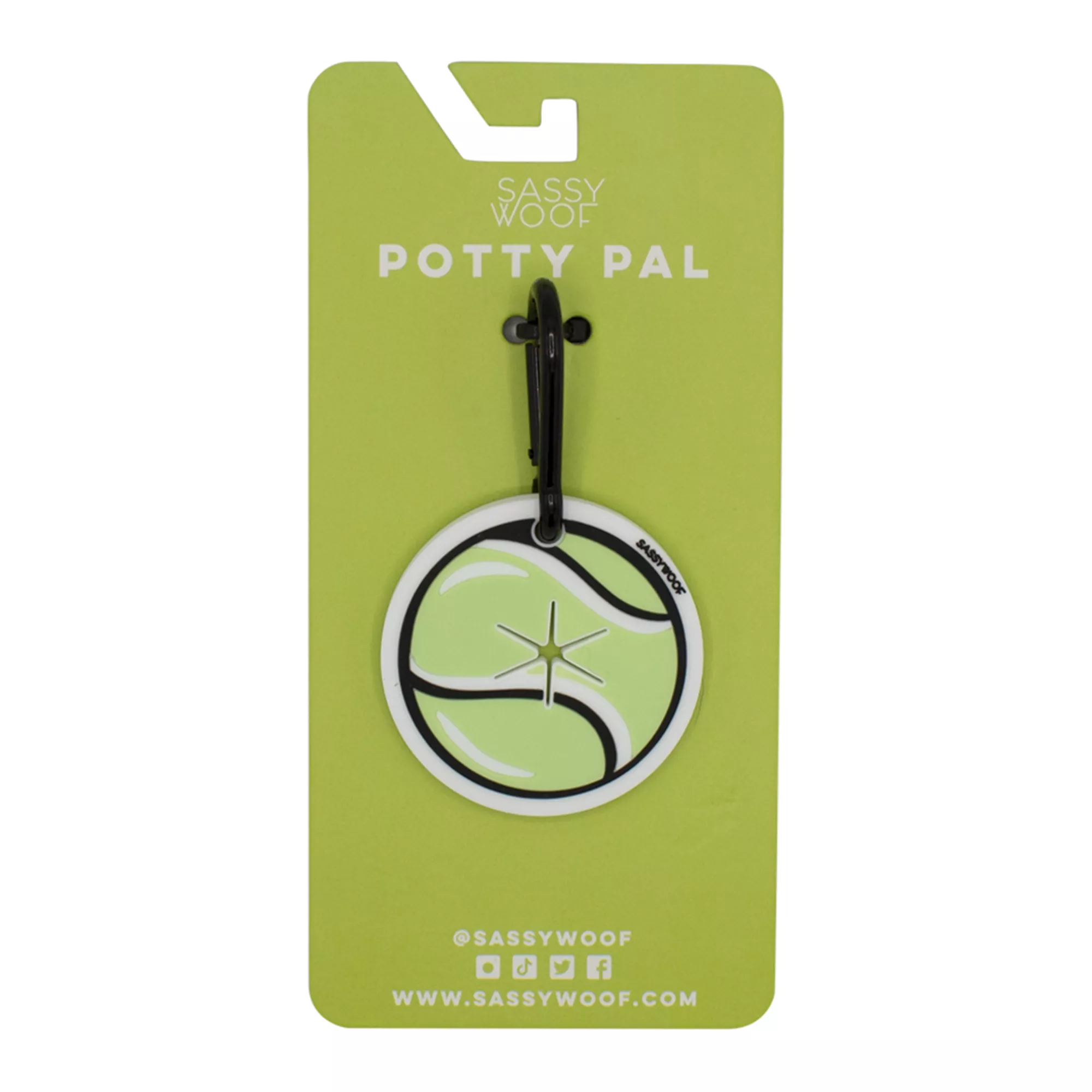 Sassy Woof Tennis Ball Potty Pal Poop Bag Holder