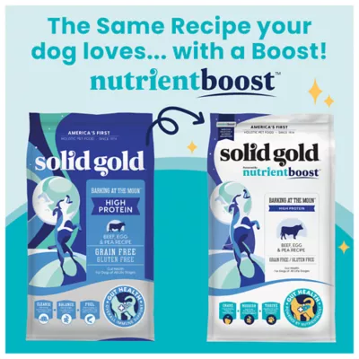 Product Solid Gold Nutrientboost Barking at the Moon All Life Stage Dog Food - Grain Free, Beef