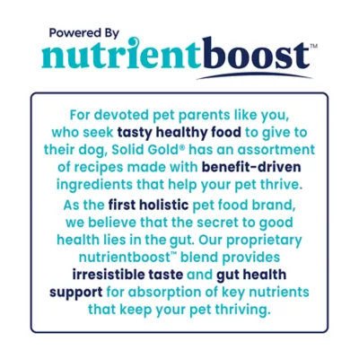 Product Solid Gold Nutrientboost Barking at the Moon All Life Stage Dog Food - Grain Free, Beef