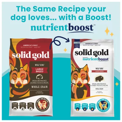 Product Solid Gold Nutrientboost Wolf King All Life Stage Dry Dog Food - Bison