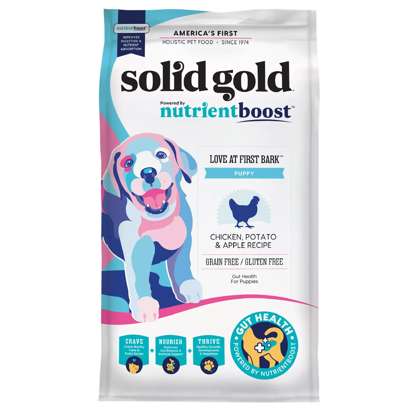 Solid Gold Nutrientboost Love at First Bark All Life Stage Dry Dog Food Chicken